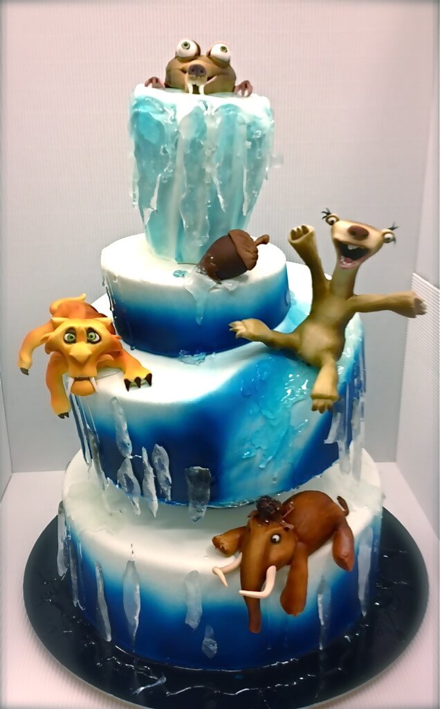 Ice Age Cartoon cake