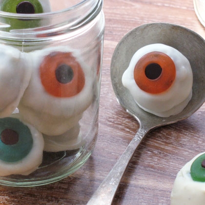 edible eye balls