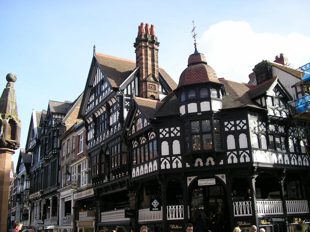 Black and White Buildings in Chester