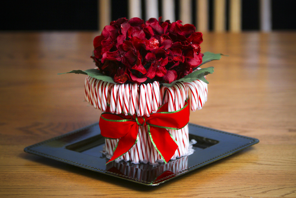 Candy Cane vase