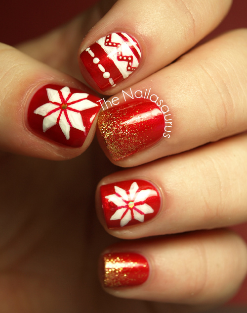 50 Creative Christmas Nails. The Ultimate Gallery Of Christmas Nail Art