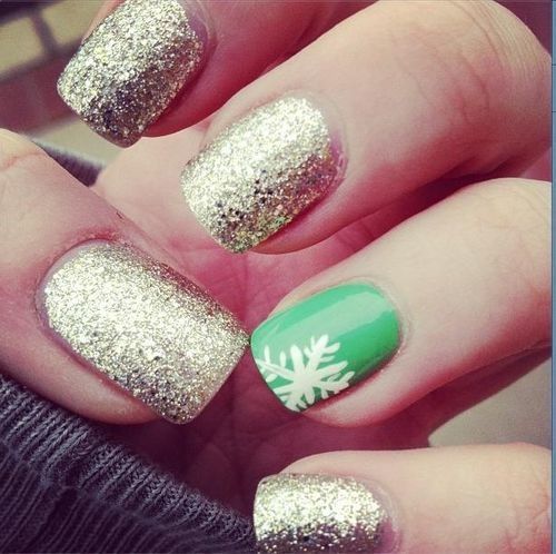 Glitter and Green