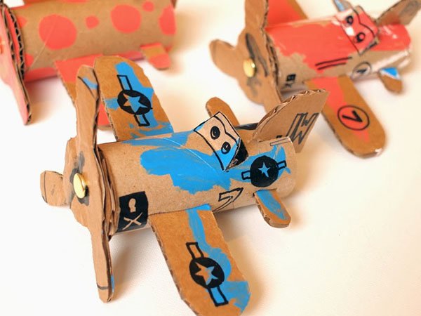  Cardboard Toilet Roll Planes