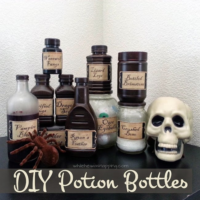 Witches Potion Bottles